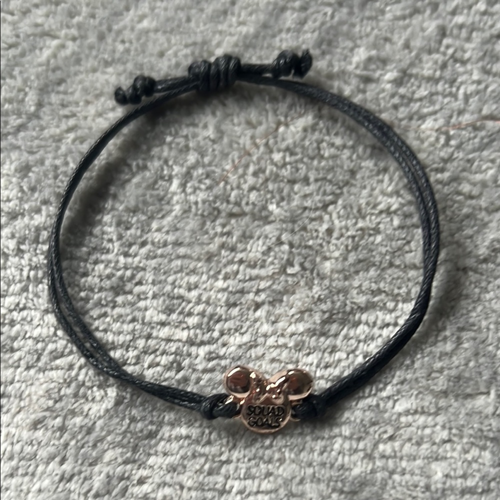 Minnie Mouse Cord Bracelet